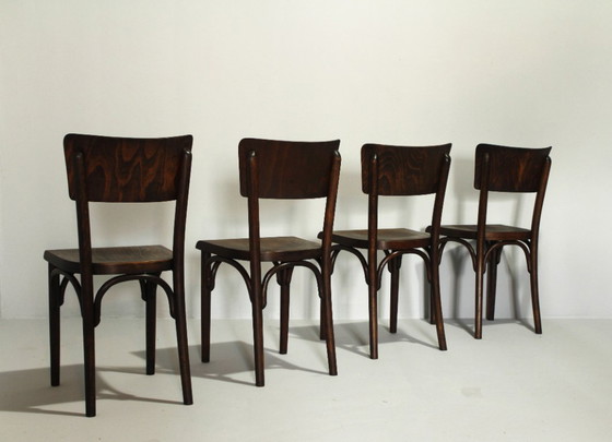 Sedie da Pub Thonet H-48, anni '30, Set di 4 – Sedie da pranzo, Legno (photo 8 of 17)