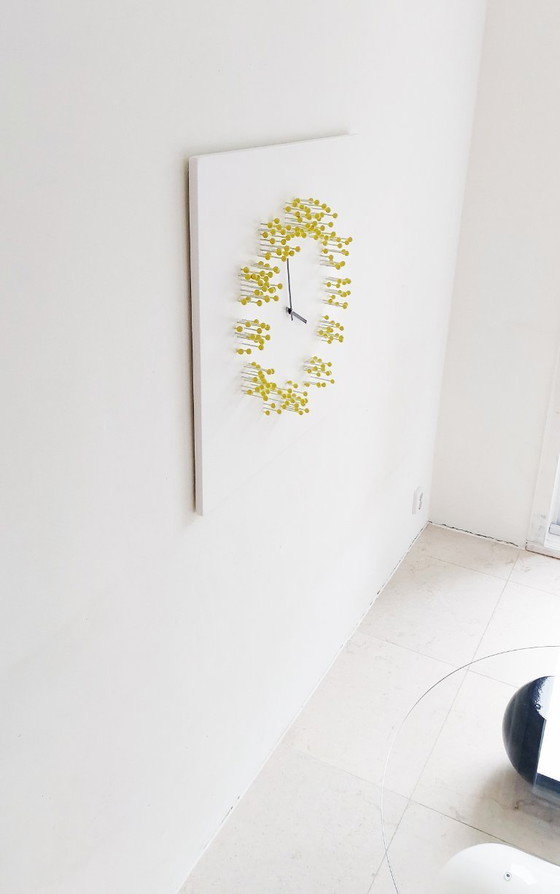 Image 1 of "MOCAP" illusionistische wandklok / wandsculptuur door JAN PAUL
