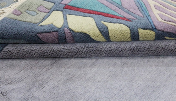 Original Modern Designer Highland Wool Rug Nepal 292 x 204 cm, Rugs & carpets, Grey (photo 7 of 8)