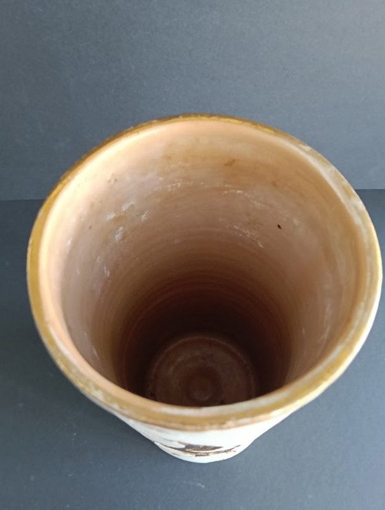 Mid-Century Modern Vase – Fratelli Fanciullacci (Italy, 1950s/1960s) – Gold & Sgraffito – Ceramic (photo 8 of 11)