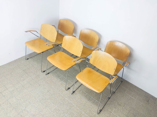 6x Vintage Esszimmerstuhl