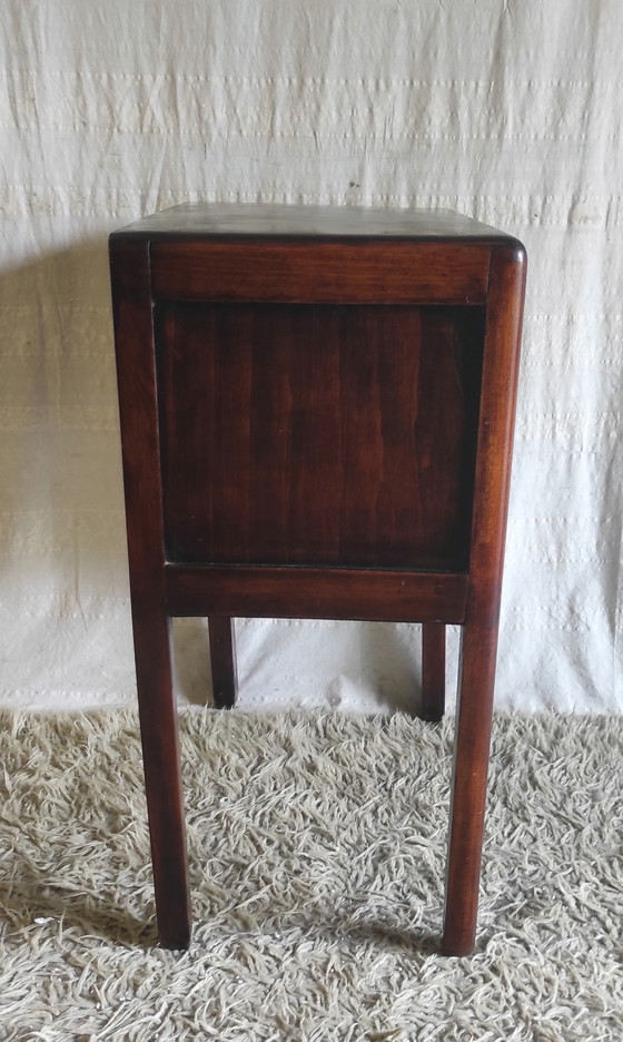 Image 1 of Tavolino Art Déco in legno massello - metà del XX secolo