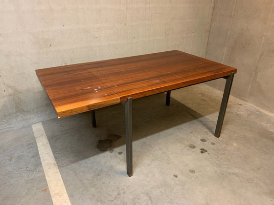 Image 1 of Dining Table "pali" With Extension By Louis Van Teeffelen For Wébé 1960.