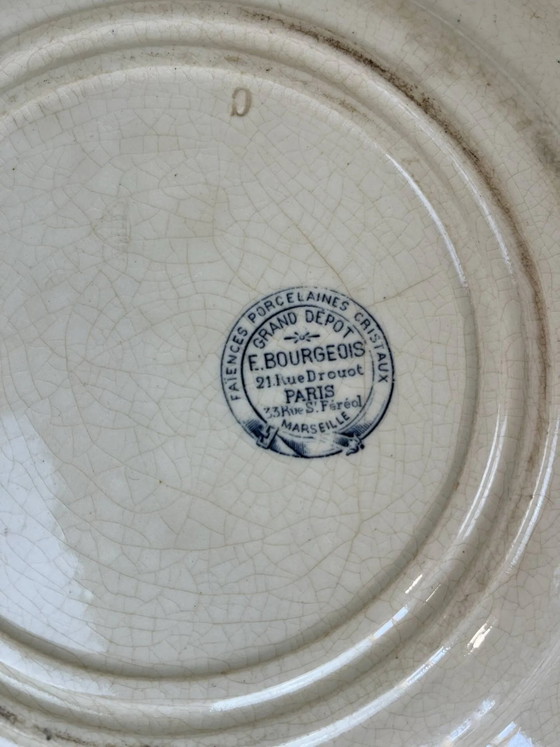 Antiker Teller aus dem späten 19. Jahrhundert. – Geschirr, Porcelain (photo 12 of 15)