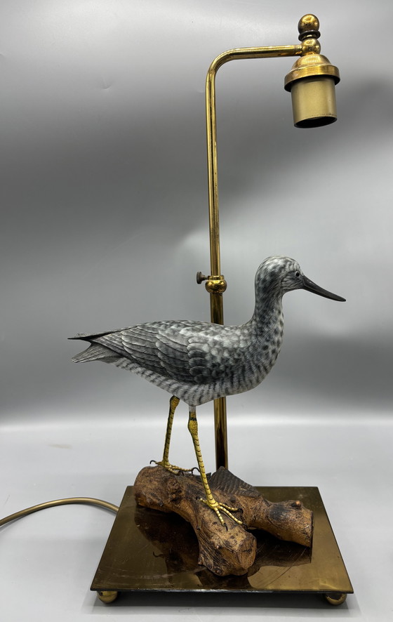 Image 1 of Hollywood-Regency-Vogel-Tischlampen