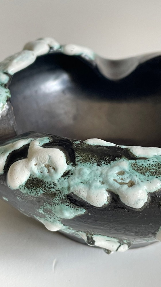 Image 1 of Cyclops Ceramic Ashtray Annecy France Vintage