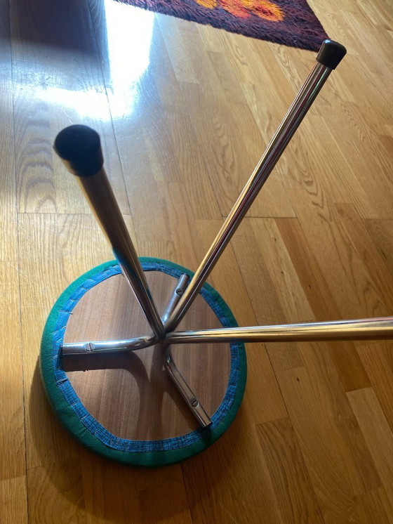 Image 1 of Vintage krukje jaren 60 groen tabouret