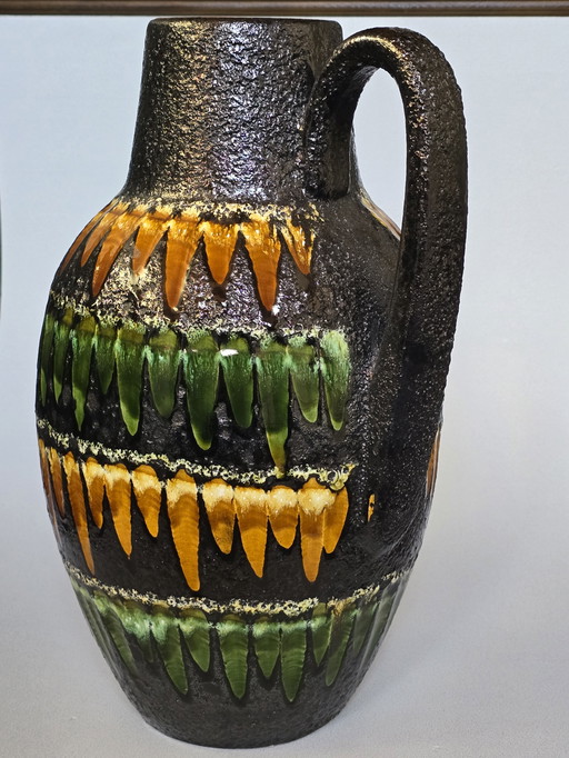 Scheurich 279-38 Fat Lava Floor Vase - glazed ceramic 39cm.
