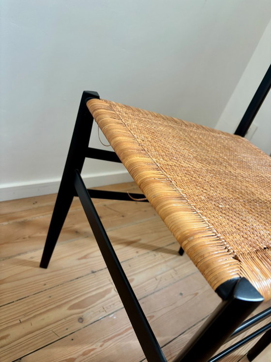 4x Sedie Gio Ponti 699 Superleggera in Frassino Nero – Cassina, Sedie da pranzo, Wood (photo 12 of 18)