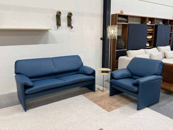 Image 1 of Leolux Bora Beta armchair blue leather