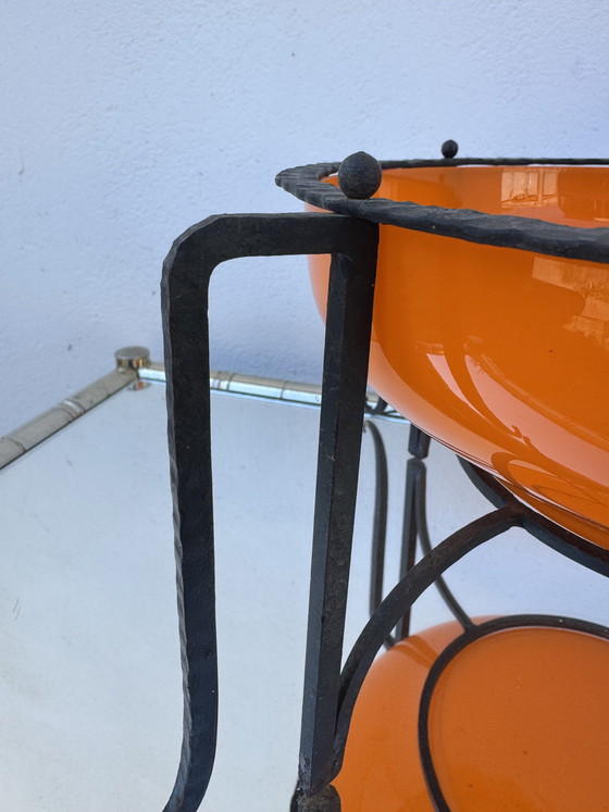 Image 1 of Ciotola con piedistallo in stile Art Déco KOLEK