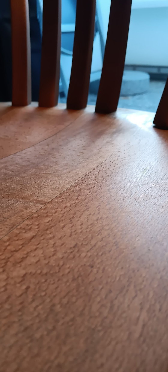 Image 1 of Originele Stoll draaistoel met veermechanisme / gerestaureerd en functioneel