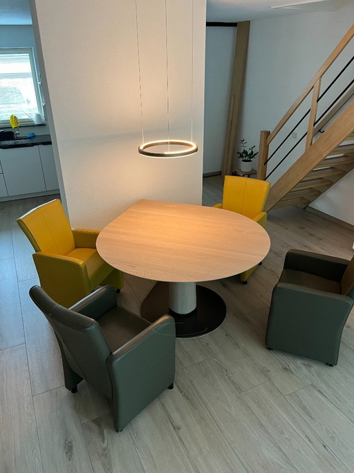 Design Eikenhouten Tafel – eettafels, Metal