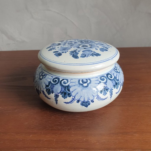 Delfts Blauw Bonbonniere uit de Jaren 50