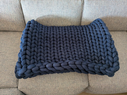 Coperta/tappetino in denim - Filato – decoratieve objecten, Cotton