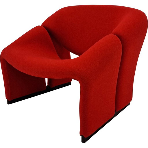 Poltrona modello vintage F580 Groovy di Pierre Paulin per Artifort, 1966