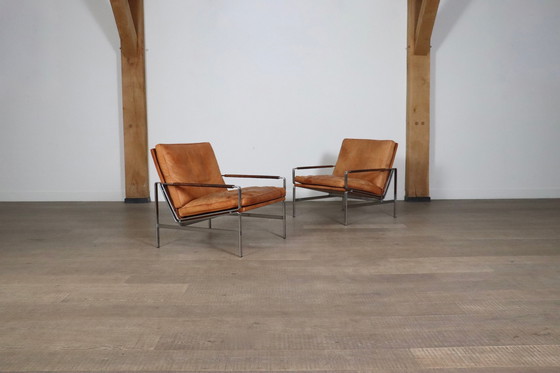 Image 1 of Pair Of Fk6720 Lounge Chairs By Fabricius & Kastholm For Kill International 1960S