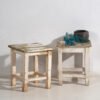 Antique white coffee tables (c.1920). Set of 2 pieces #4 – Dining tables, Rustic (photo 9 of 10)