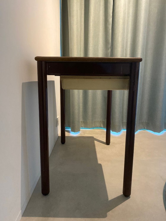 Image 1 of Table d'écolier Elco vintage avec structure en acier et tiroir – vers 1965