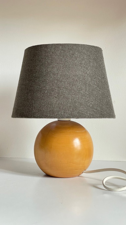 LAMPE Boekhout Massief ANNEES 70