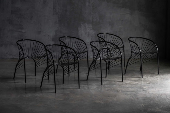 Image 1 of "Lizzie" Chairs by Regis Portier for Paolo Pallucco, Italy, 1980s