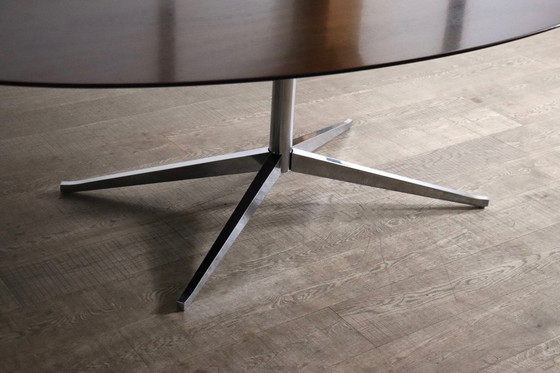 Image 1 of Florence Knoll large Dining Table in walnut, 1960s