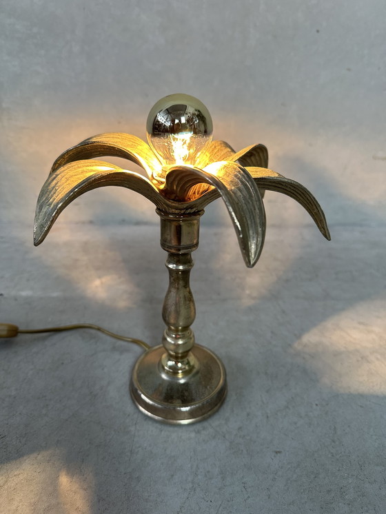 Image 1 of Vintage palm table lamp - Willy Daro for Massive - 1970's