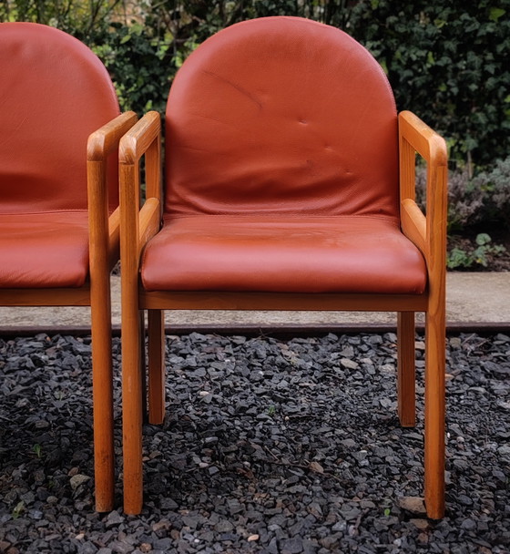 Image 1 of Set van 4 Italiaanse fauteuils uit de jaren 80