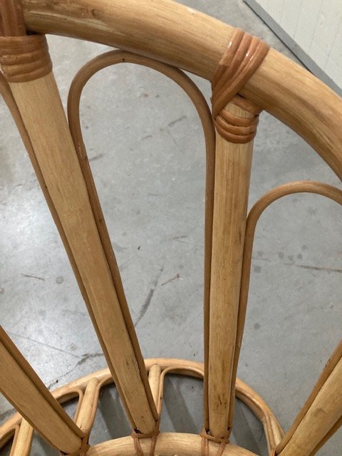 Image 1 of Rotan Bamboe loungeset, jaren 80