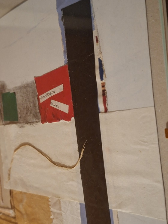 Collage Mixed-Media Astratto Unico – K. Storme (2024) – Arte, Paper, Textile (photo 9 of 10)