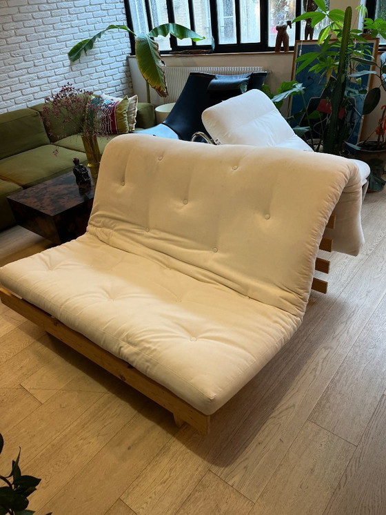 Image 1 of Karup Design convertible Japanese futon bed in cream