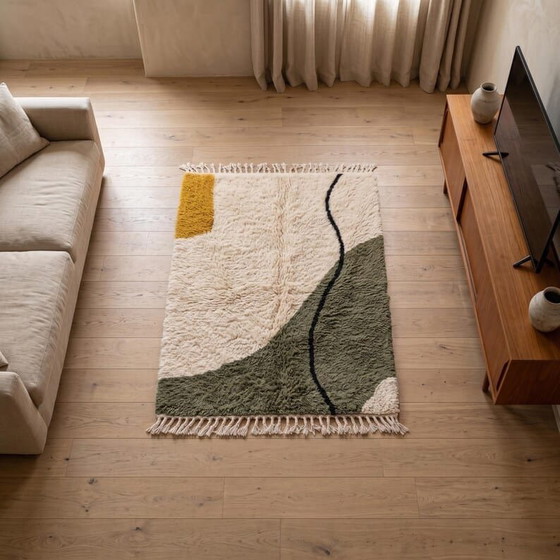 Alfombra bereber, tradicional, hecha a mano, 2/3 m – Alberto Bazzani, Wool (photo 2 of 6)