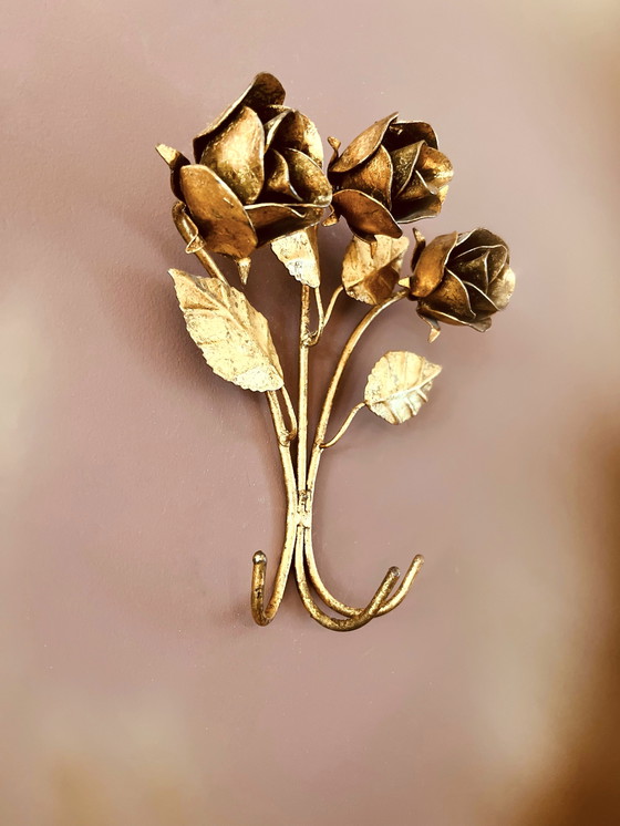 Image 1 of Set di ganci in oro rosa fiorentino italiano