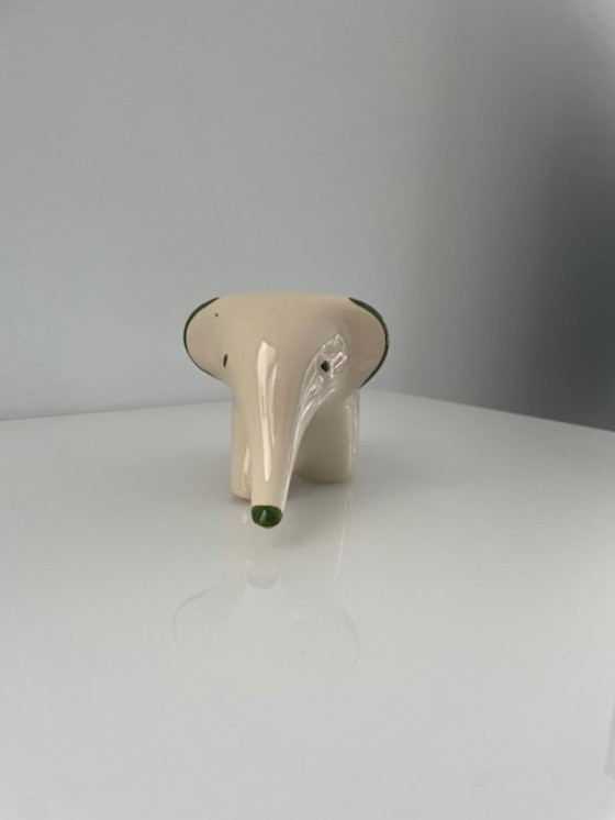 Image 1 of Retro ELKI ceramic elephant figurine