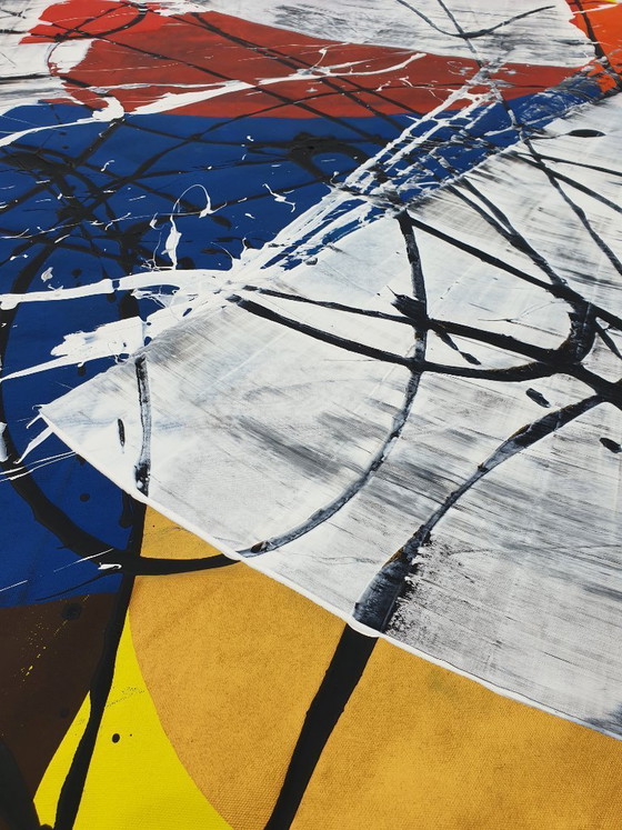 Image 1 of Jürgen Angeler - Red Flower - 215 x 150 cm