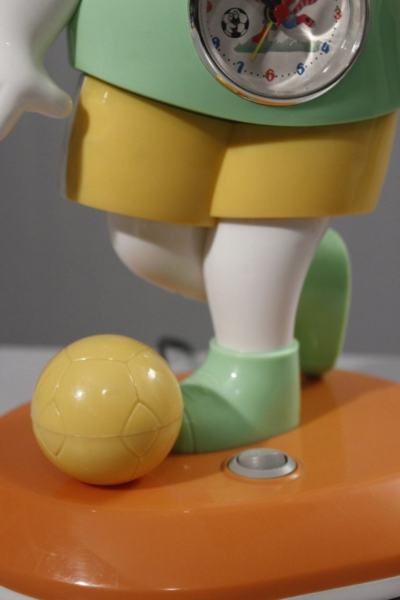 Image 1 of Vintage children's lamp and clock combo with balloon, Pop Art design, 1990s, Post-modern