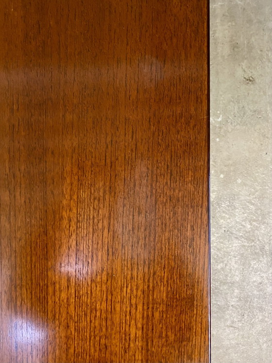 Image 1 of KNOLL INTERNATIONAL | Table de salle à manger extensible en teck, design mid-century