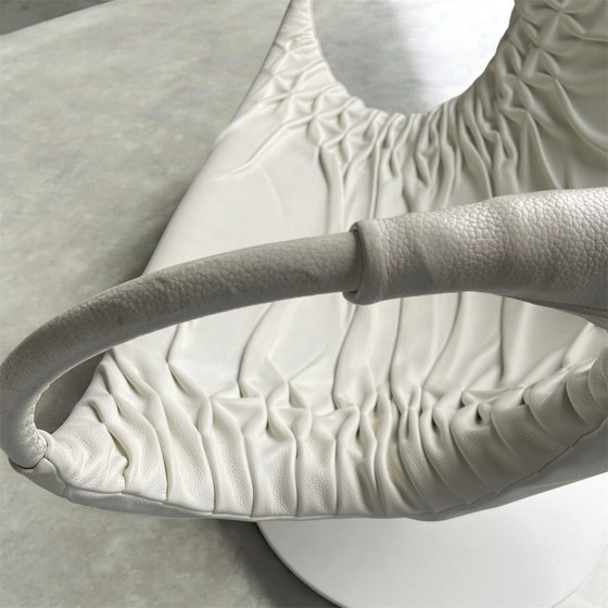Smock Armchair by Moroso - Patricia Urquiola – Leather (photo 4 of 7)