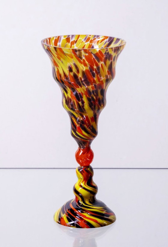 Image 1 of Set di sei bicchieri con stelo vintage, anni '50-'70