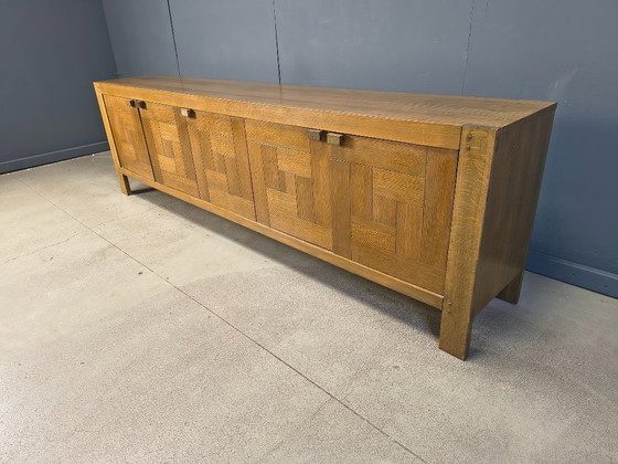 Image 1 of Vintage graphical sideboard by Frans Defour for Defour, 1970s