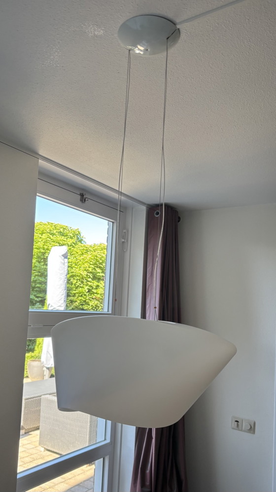 Iconica lampada a croce italiana di Valerio Bottin – Foscarini, Lampade a sospensione, Glass (photo 6 of 6)