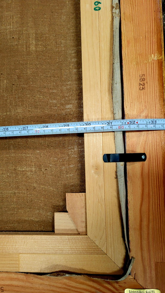 Image 1 of Antique painting - A farmhouse in Soest with chickens running loose by H.Koekoek