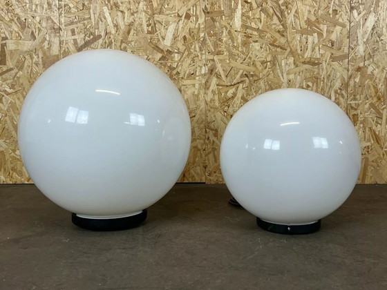 Image 1 of 2x 60s 70s ball lamp floor lamp Acrilico PMMA Made in Italy Design 60s