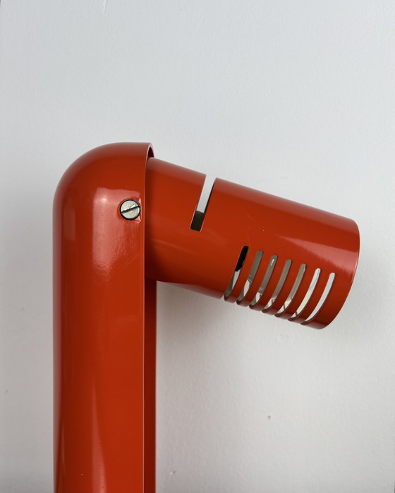 Image 1 of Flip Top Space Age Desk Lamp Leuka 1970s by Richard Carruther Vintage Table Lamp Space Age 70s Mid Century Industrial Italy