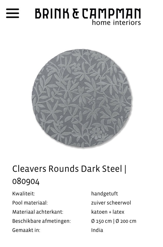 Image 1 of Ronda de alfombras de Brink &amp; Campman Laura Ashley Cleavers