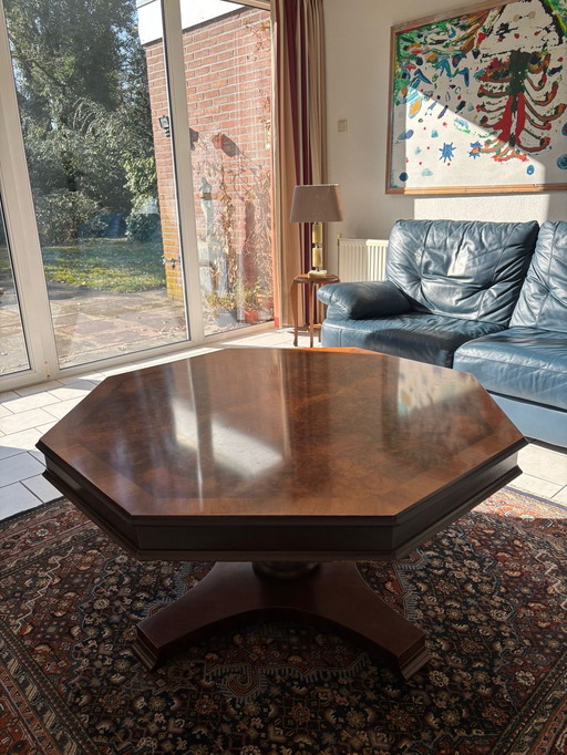 Biedermeier tafel mahonie salontafel