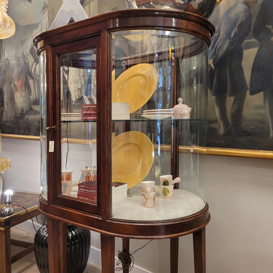 Image 1 of Vitrina, Madera De Caoba, Estilo Eduardiano, Pp. S. Xx – Inglaterra