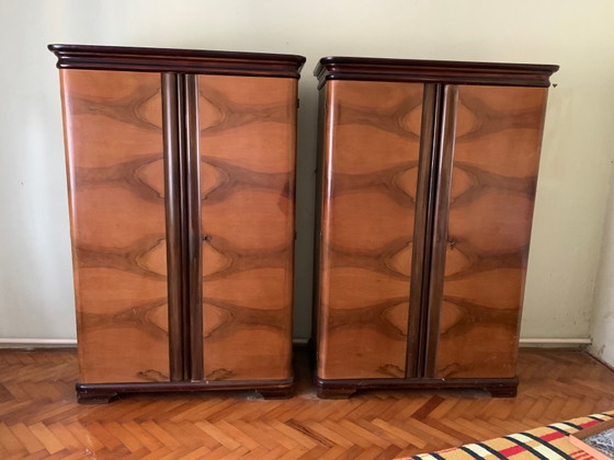 Art Deco Schrank, 1930er Jahre, 2er Set – Buffetschränke (photo 8 of 8)