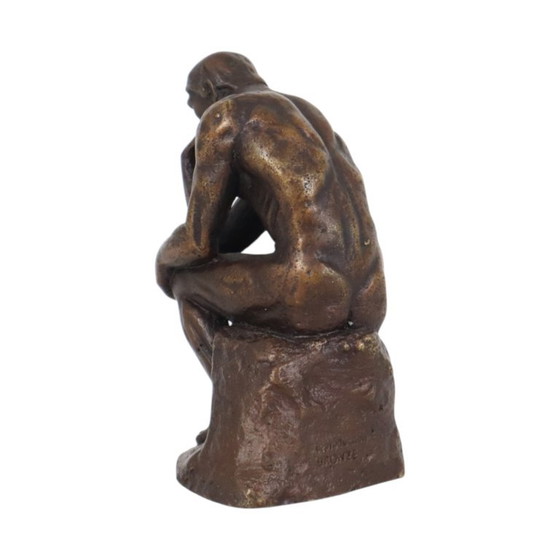 Naar Auguste Rodin Le Penseur De Denker Reproductie In Brons – Decoratieve objecten, Bronze (photo 4 of 10)