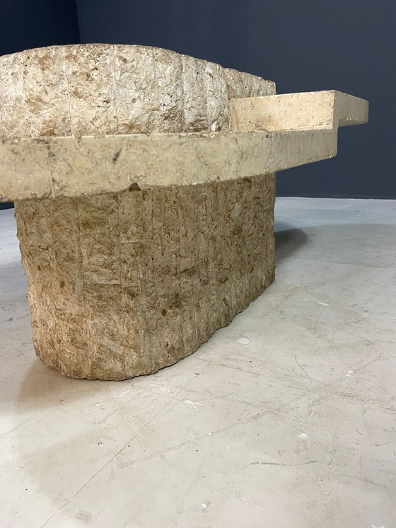 Image 1 of Mactan/Fossil Stone Coffee Table, Magnussen Ponte, 1980s